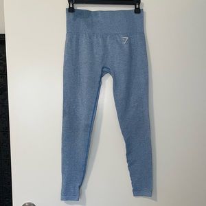 Gymshark Vital Seamless Leggings in Blue Marl- Size Small